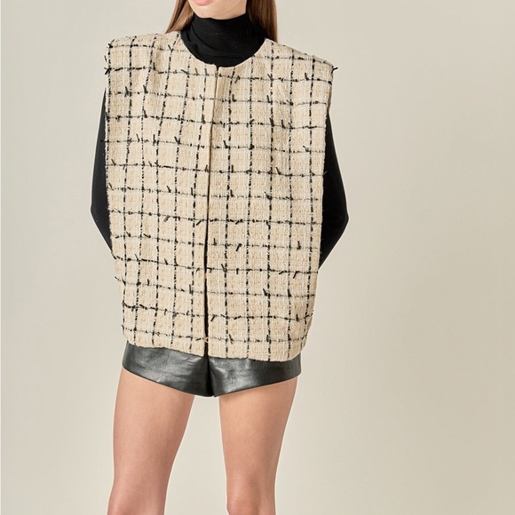 ENGLISH FACTORY - Premium Tweed Vest - $210 - Size S - Picture 4 of 4